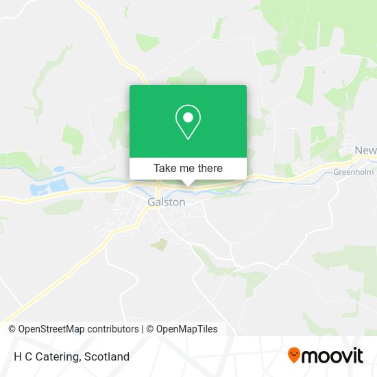 H C Catering map