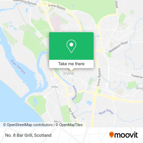 No. 8 Bar Grill map