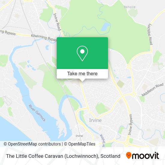 The Little Coffee Caravan (Lochwinnoch) map