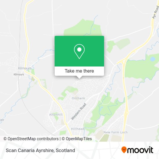 Scan Canaria Ayrshire map