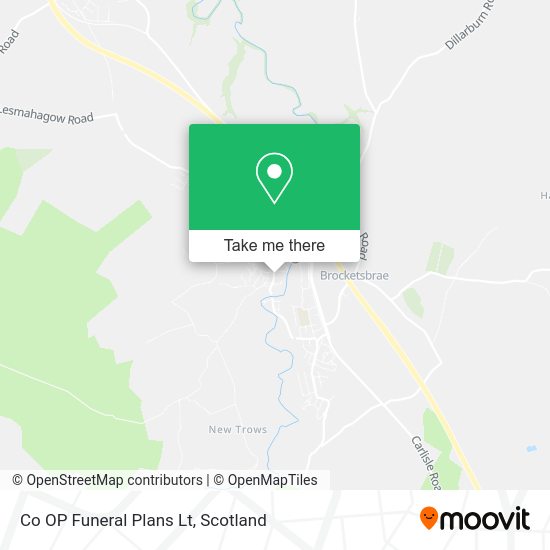 Co OP Funeral Plans Lt map