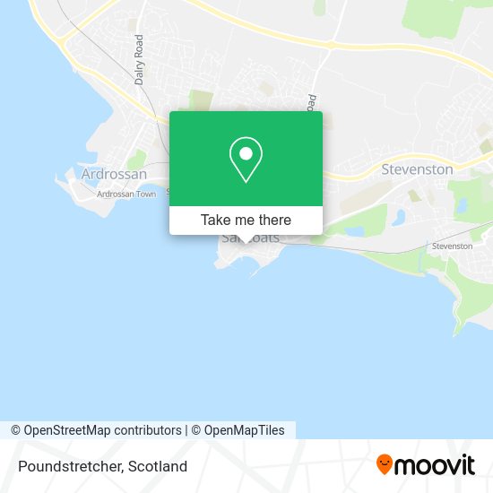 Poundstretcher map