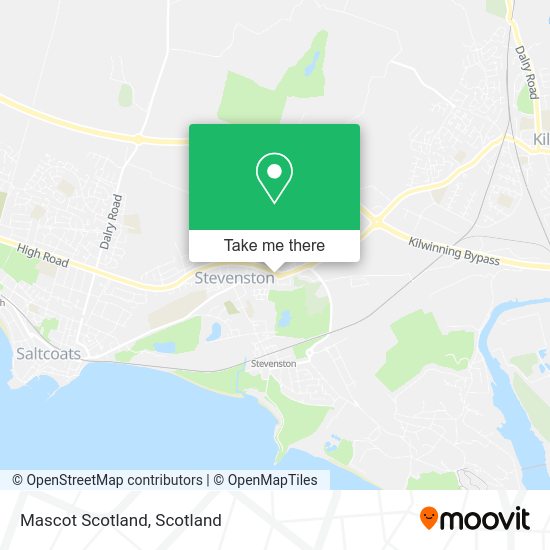 Mascot Scotland map