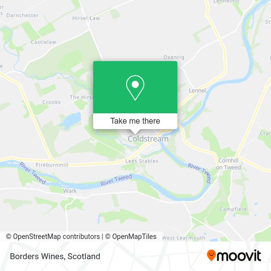 Borders Wines map