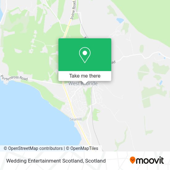 Wedding Entertainment Scotland map