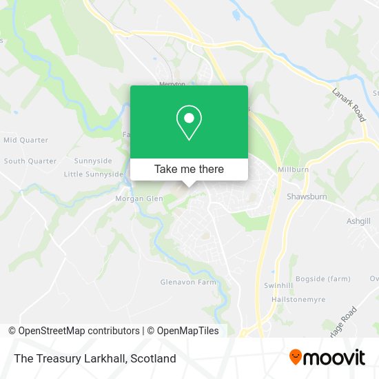 The Treasury Larkhall map