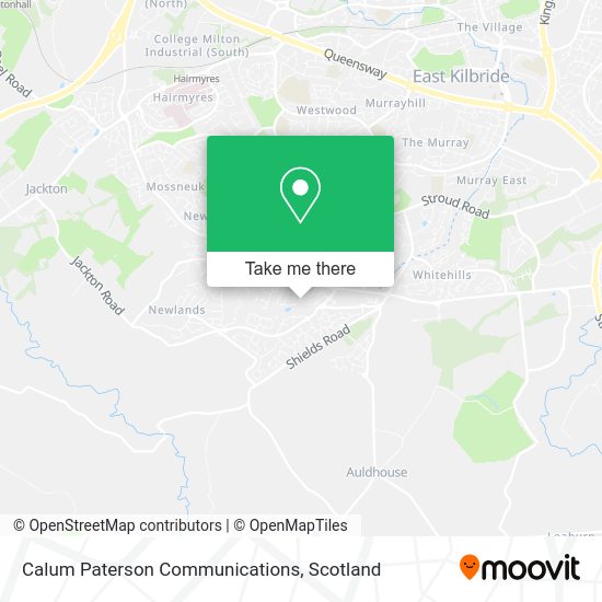 Calum Paterson Communications map