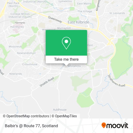 Balbir's @ Route 77 map