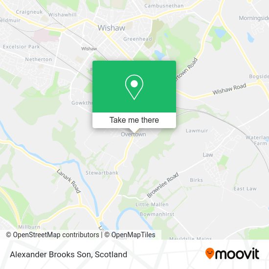 Alexander Brooks Son map