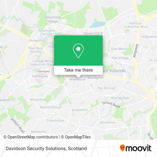 Davidson Security Solutions map