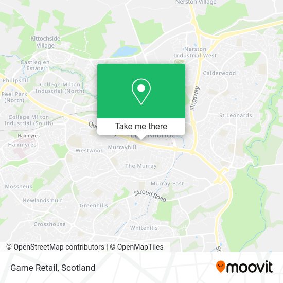 Game Retail map
