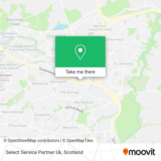 Select Service Partner Uk map