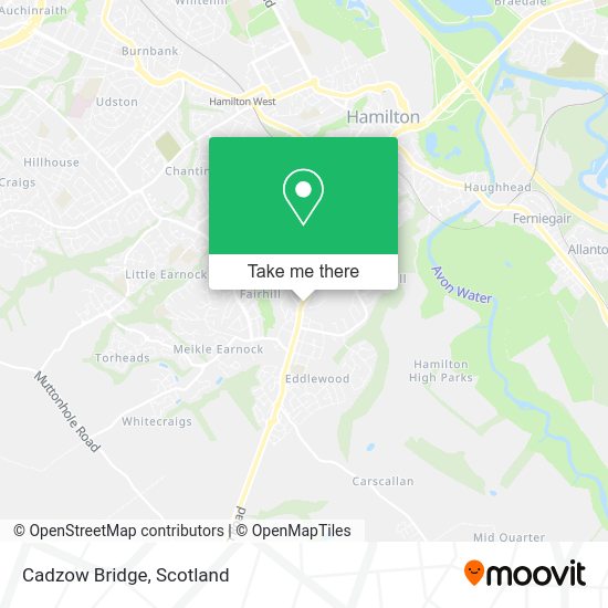 Cadzow Bridge map