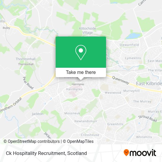 Ck Hospitality Recruitment map