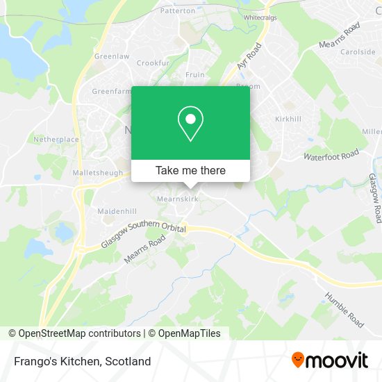 Frango's Kitchen map