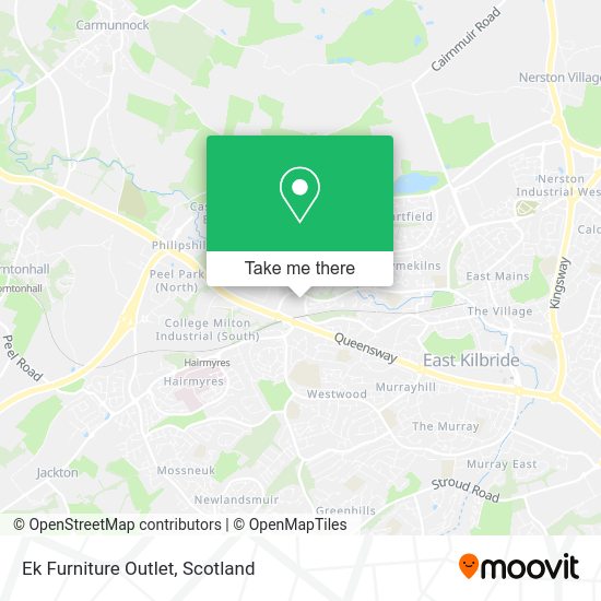 Ek Furniture Outlet map