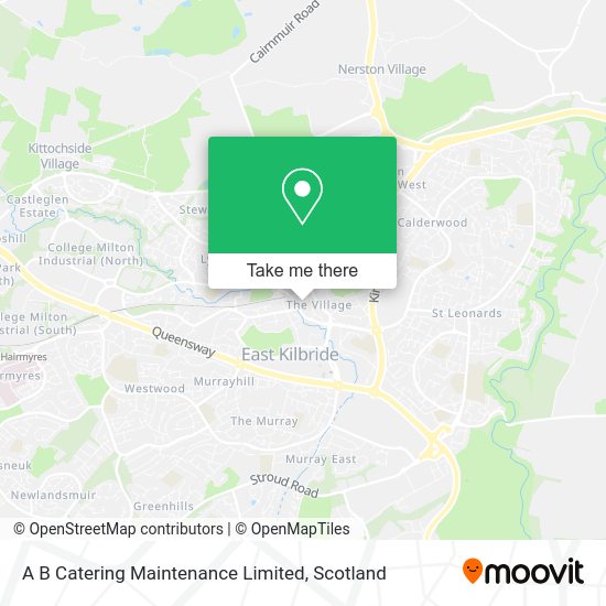 A B Catering Maintenance Limited map