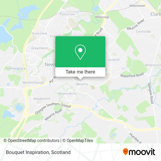 Bouquet Inspiration map