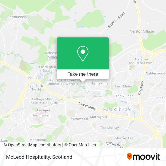 McLeod Hospitality map