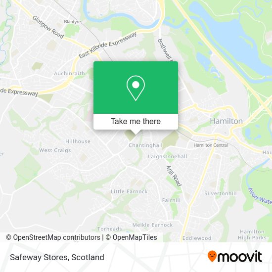 Safeway Stores map