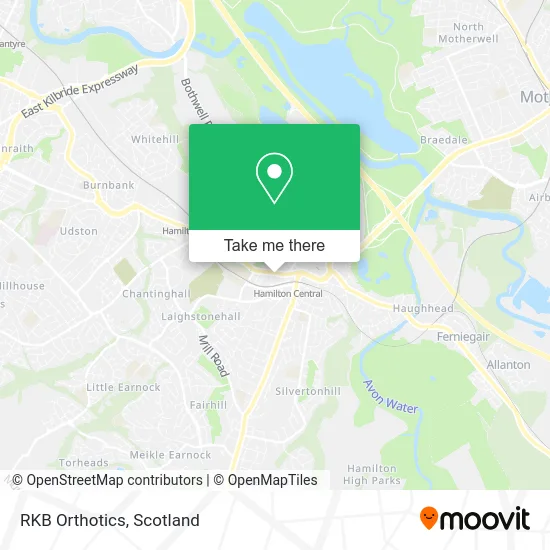 RKB Orthotics map