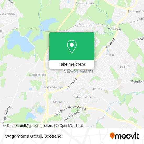 Wagamama Group map