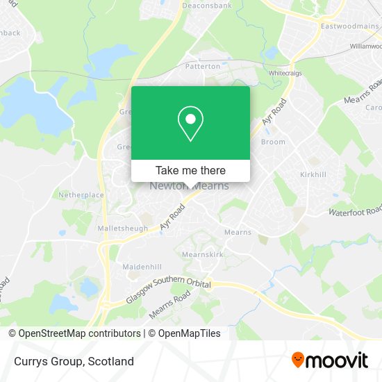 Currys Group map