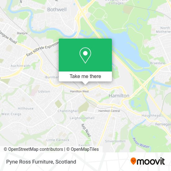 Pyne Ross Furniture map