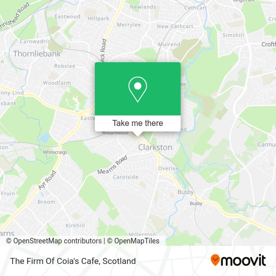 The Firm Of Coia's Cafe map