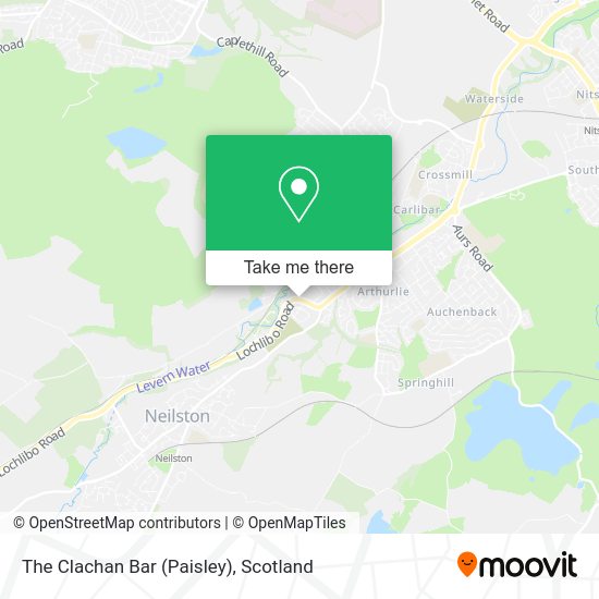 The Clachan Bar (Paisley) map