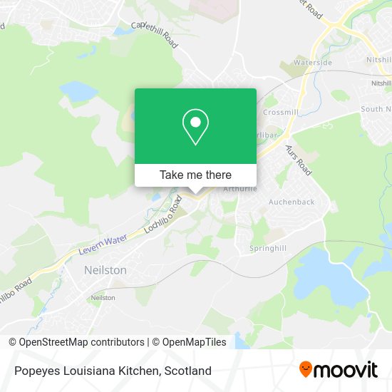 Popeyes Louisiana Kitchen map