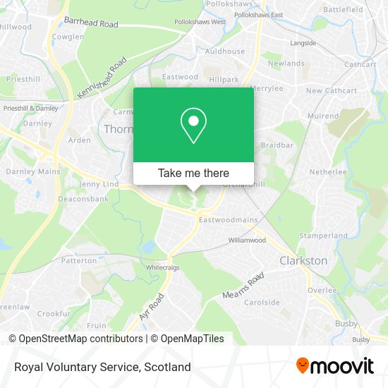 Royal Voluntary Service map