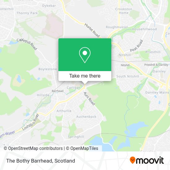 The Bothy Barrhead map