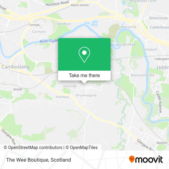 The Wee Boutique map