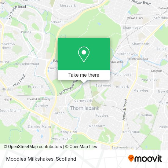 Moodies Milkshakes map