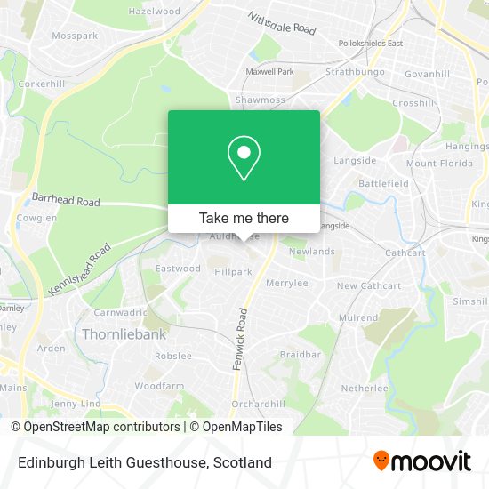 Edinburgh Leith Guesthouse map