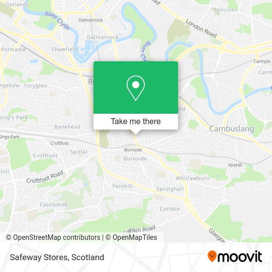 Safeway Stores map