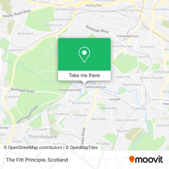 The Fitt Principle map