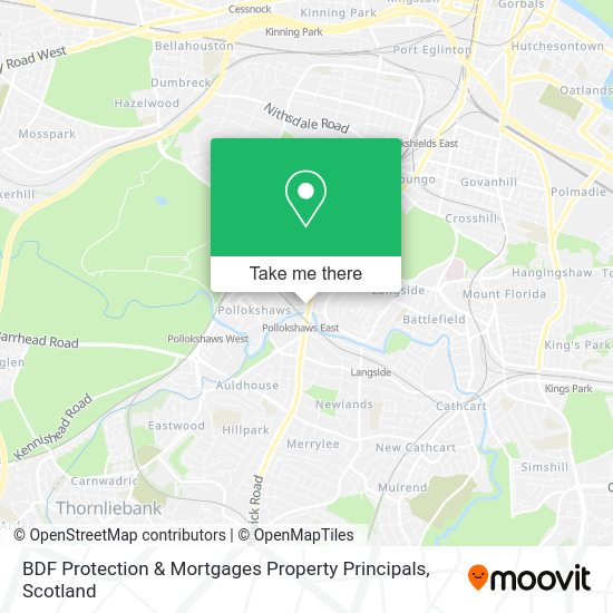 BDF Protection & Mortgages Property Principals map