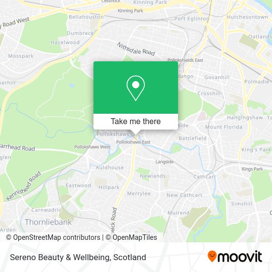 Sereno Beauty & Wellbeing map