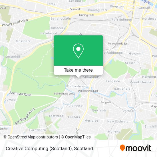 Creative Computing (Scotland) map