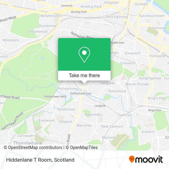 Hiddenlane T Room map