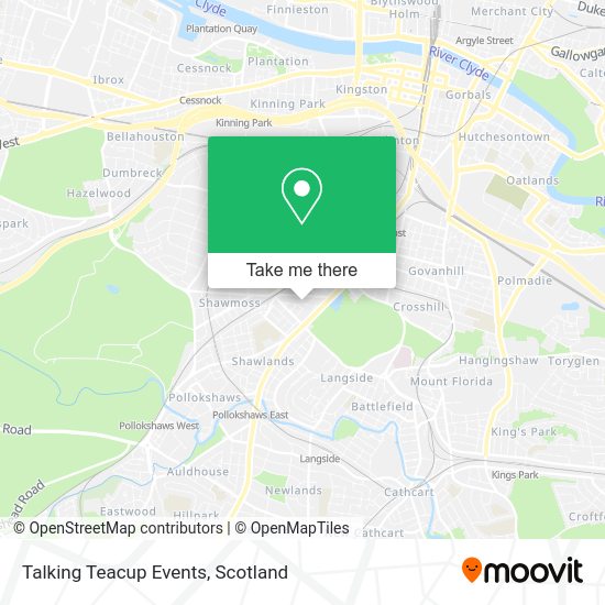 Talking Teacup Events map