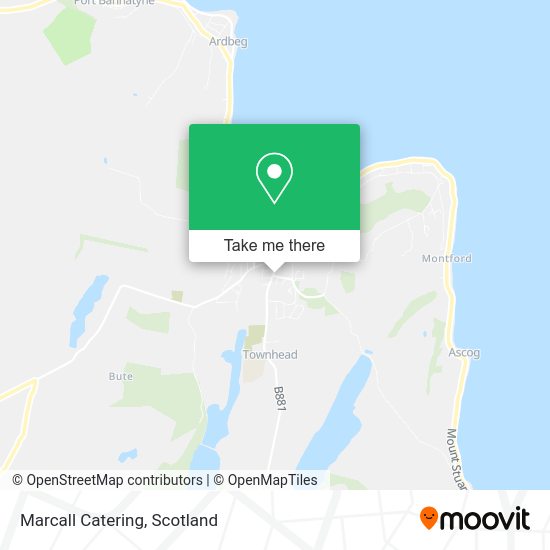 Marcall Catering map