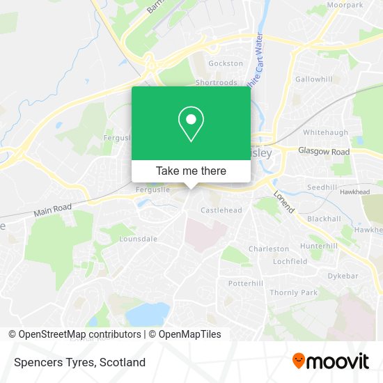 Spencers Tyres map