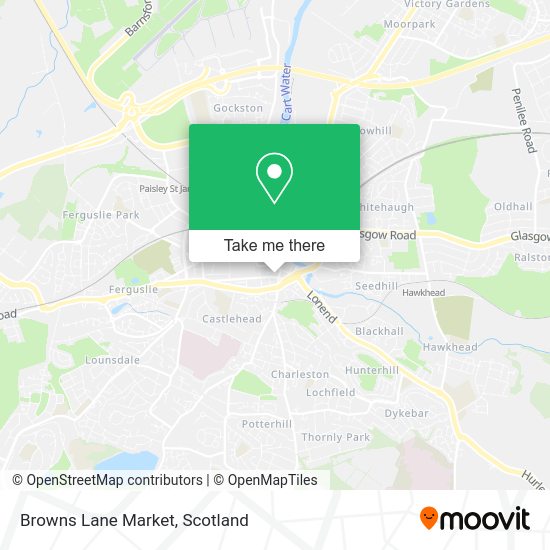 Browns Lane Market map