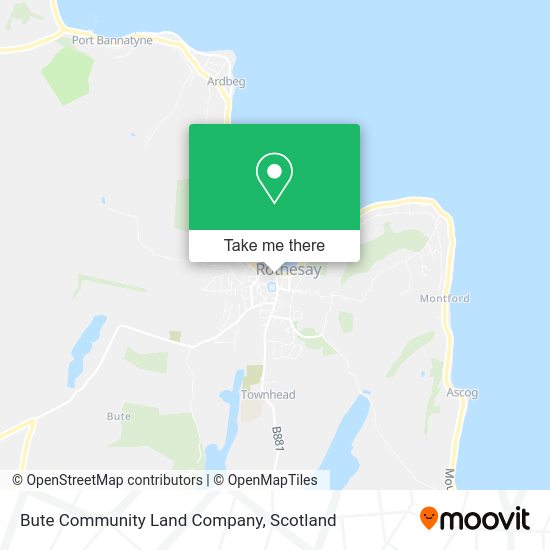 Bute Community Land Company map