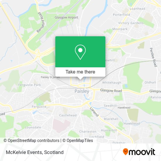 McKelvie Events map