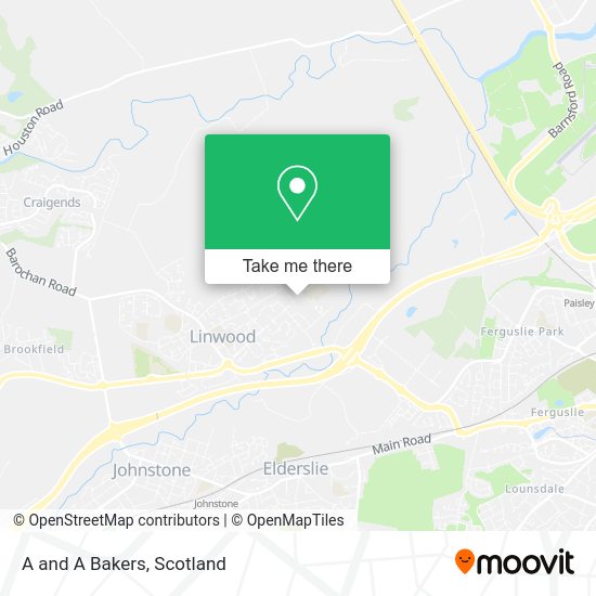 A and A Bakers map