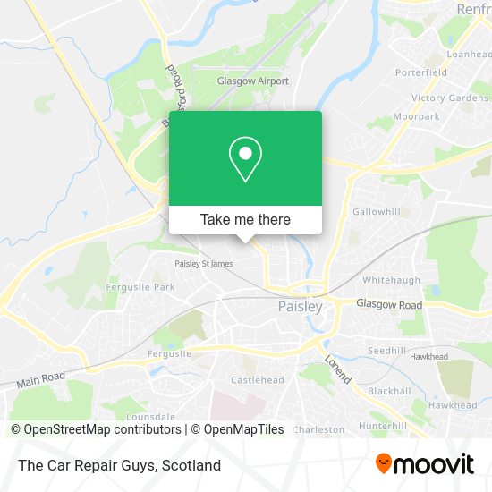 The Car Repair Guys map